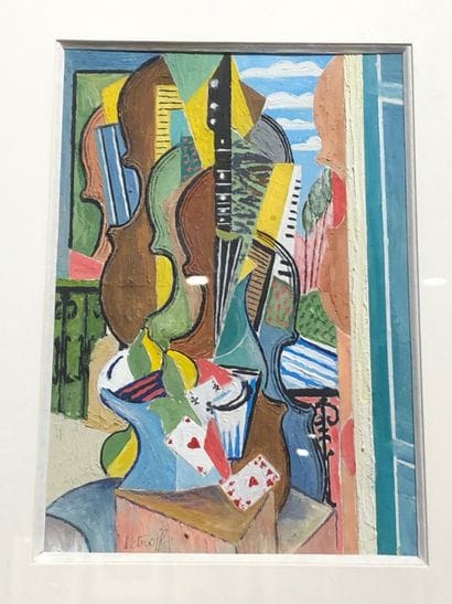 PETROFF (XXth century): CUBIST COMPOSITION....