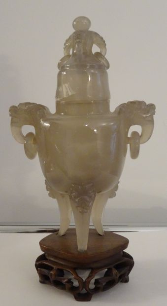 CHINA, early 20th century. Tripod incense...