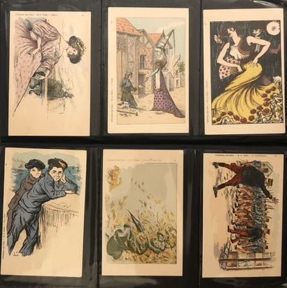 Postcard album from the 1900s.