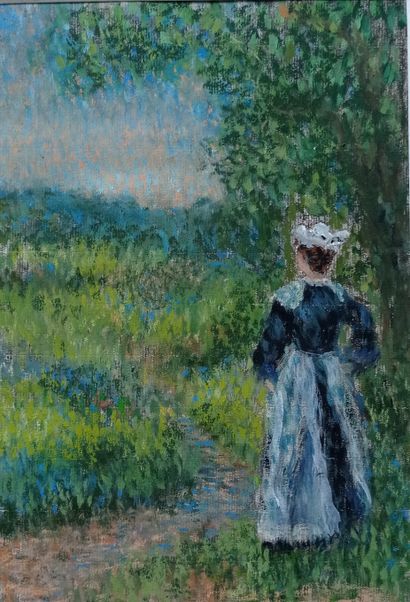 MODERN SCHOOL: BRETONIAN IN A LANDSCAPE....