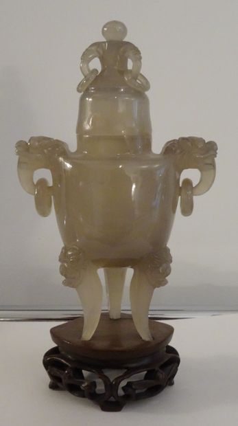 CHINA, early 20th century. Tripod incense...