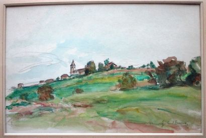 Gabriel FOURNIER (1893-1963): PAYSAGE DE...