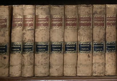 Set of bound books of the nineteenth century,...