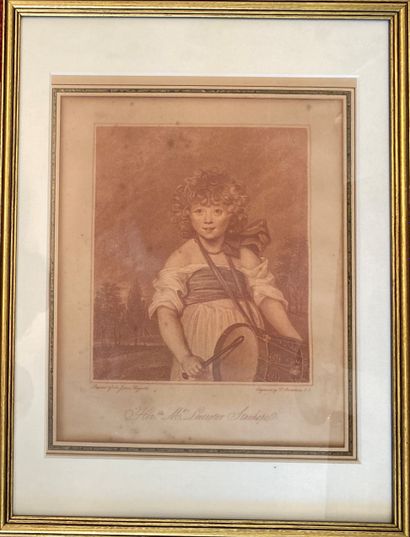 Three English engravings : - the first one...