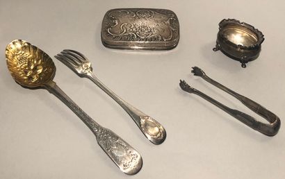 Set in silver (925), mismatched: serving...