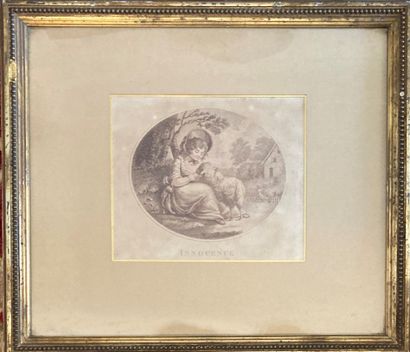Three English engravings : - the first one...