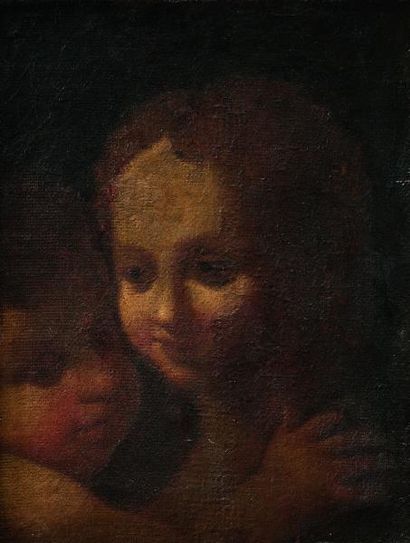 18th century ITALIAN SCHOOL: WOMAN AND CHILD....