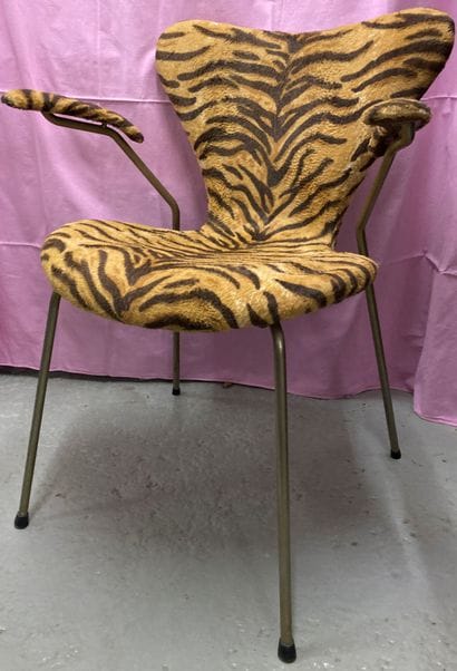 
FH DANMARK. Pair of armchairs with tubular...