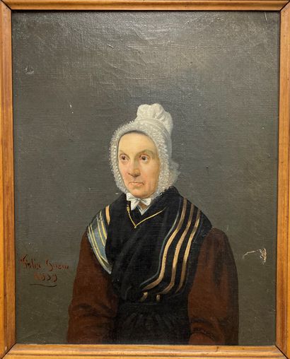 Félix GUÉRIN (XIXth century): PORTRAIT OF...