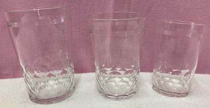 Part of service of glasses in the shape of...