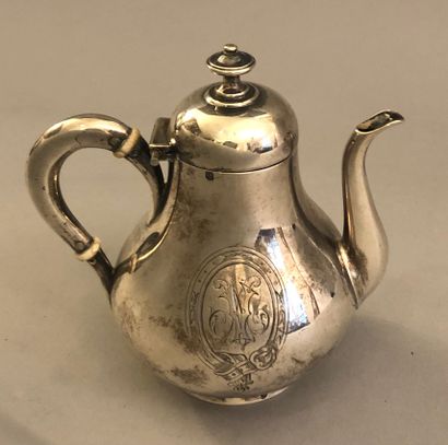 Small selfish silver jug (925), figured in...