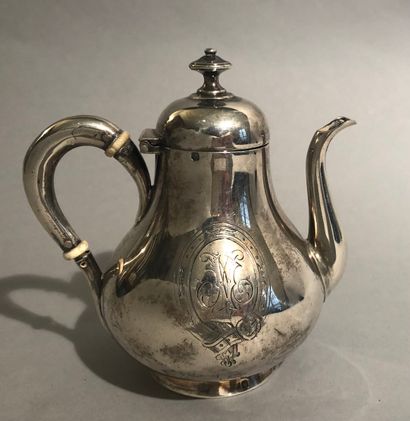 Small selfish silver jug (925), figured in...