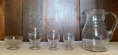 Part of glass service, including: twelve...
