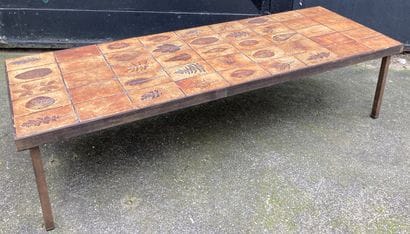 
Roger CAPRON (1922-2006). Coffee table in...