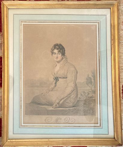 Three English engravings : - the first one...