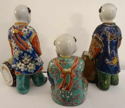 Set of porcelain and glazed stoneware from...