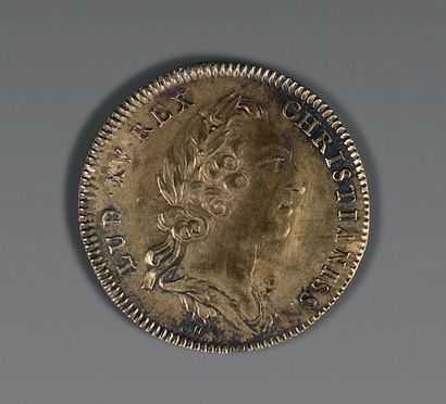 FRANCE. Jeton en laiton, Louis XV.
Avers...