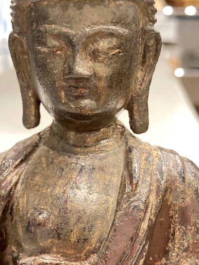 CHINE - Époque MING (1368-1644).
Statuette...