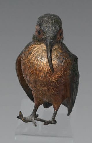 Kingfisher. Marked Geschützt. H. : 10 cm....