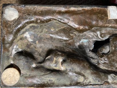 Roger GODCHAUX (1878-1958) :
LION CUBS PLAYING....