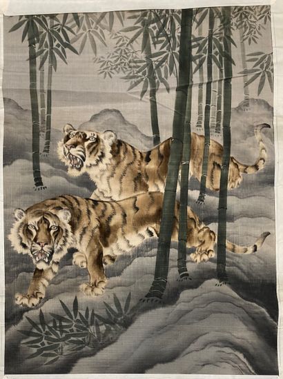 Japon - XXe siècle.
Set of fourteen shaved...