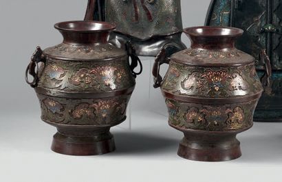 JAPON - Epoque MEIJI (1868 - 1912).
Pair...