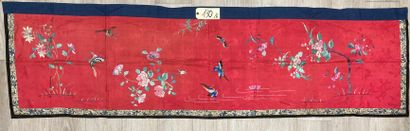 CHINE - XIXe siècle.
Set of six rectangular...