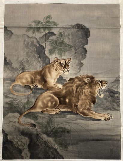 Japon - XXe siècle.
Set of fourteen shaved...