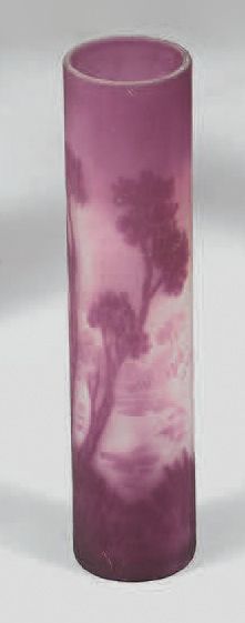 Charles VESSIERE, Nancy. 
White and mauve...