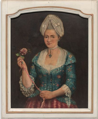 Ecole Française du XVIIIe siècle :
Oil on...