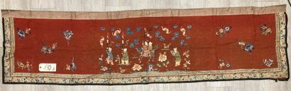 CHINE - XIXe siècle.
Set of six rectangular...