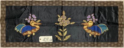 CHINE - XIXe siècle.
Set of eleven rectangular...