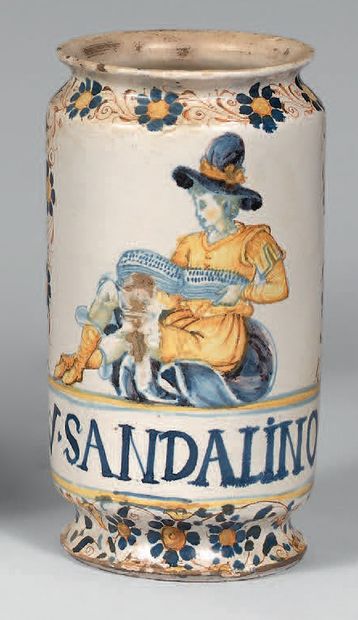 ITALIE (CASTELLI), début du XVIIe siècle.
Earthenware...