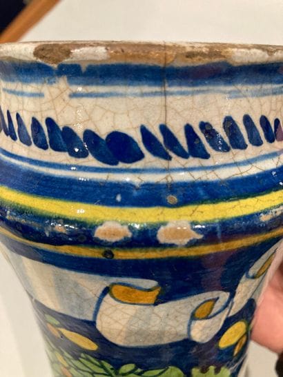 ITALIE (SICILE - TRAPANI), fin du XVIe siècle.
Earthenware...