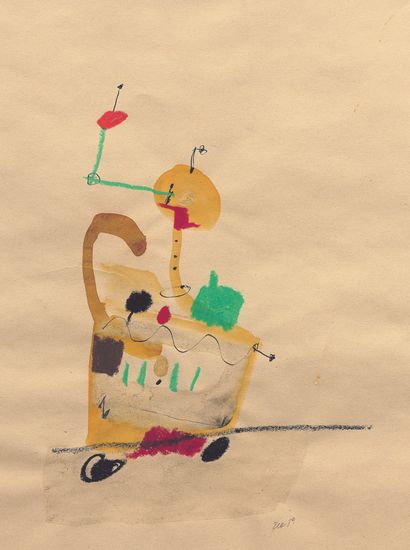 Carlo RÉA (né en 1962) :
THE CARRIAGE. 
Mixed...