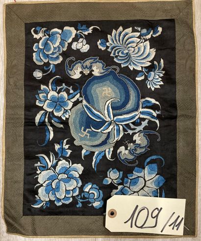 CHINE - XIXe siècle.
Set of eleven rectangular...