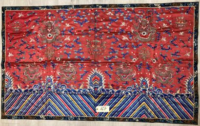 CHINE - XIXe siècle.
Decorative panel in...
