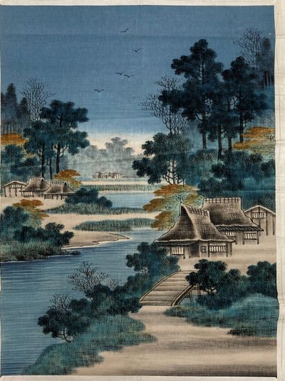 Japon - XXe siècle.
Set of fourteen shaved...