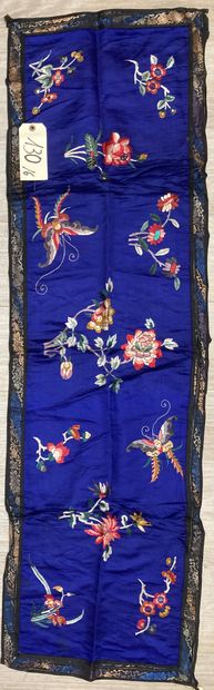 CHINE - XIXe siècle.
Set of six rectangular...