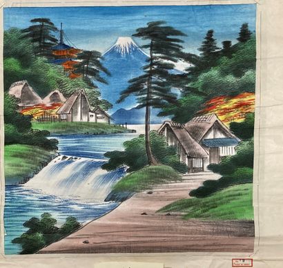 Japon - XXe siècle.
Set of fourteen shaved...