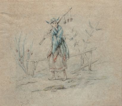 Jean PILLEMENT (1728-1808) :
CHINESE PEDDLER...