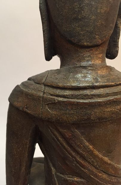 CHINE - XIXe siècle.
Statuette of Guanyin...