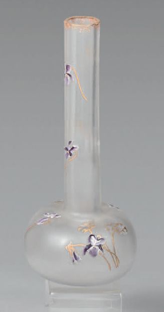 Attribué à MONTJOYE. 
Glass factory of Saint-Denis....