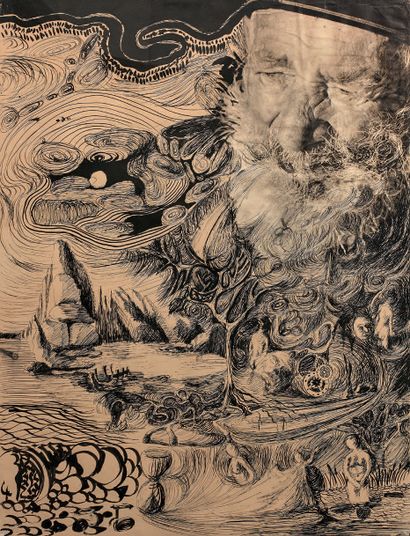 Ecole moderne :
THE TIME ELAPSED. Mixed media,...