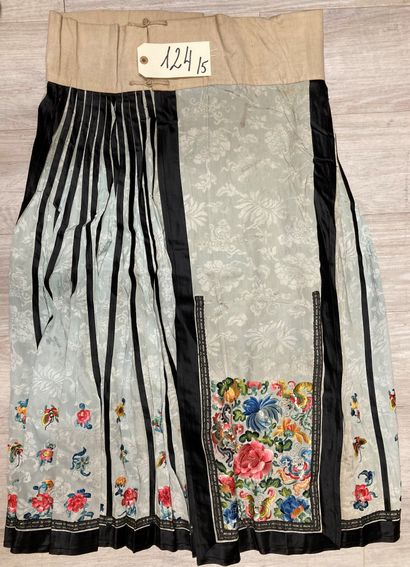 CHINE - XIXe siècle.
Set of five skirts 