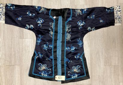 CHINE - XIXe siècle.
Set of six women's jackets...