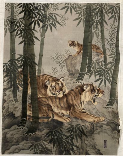 Japon - XXe siècle.
Set of fourteen shaved...