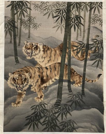 Japon - XXe siècle.
Set of fourteen shaved...