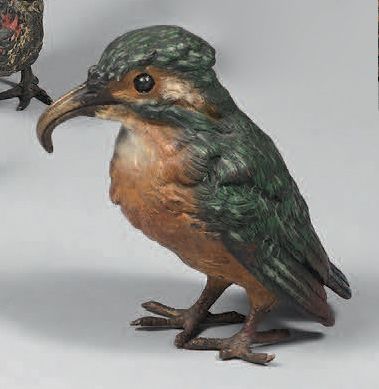 Small kingfisher. Marked Geschützt. H. :...