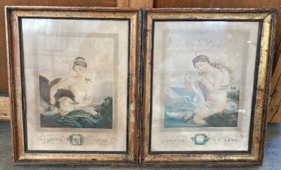 Pair of engravings in color : JUPITER AND...